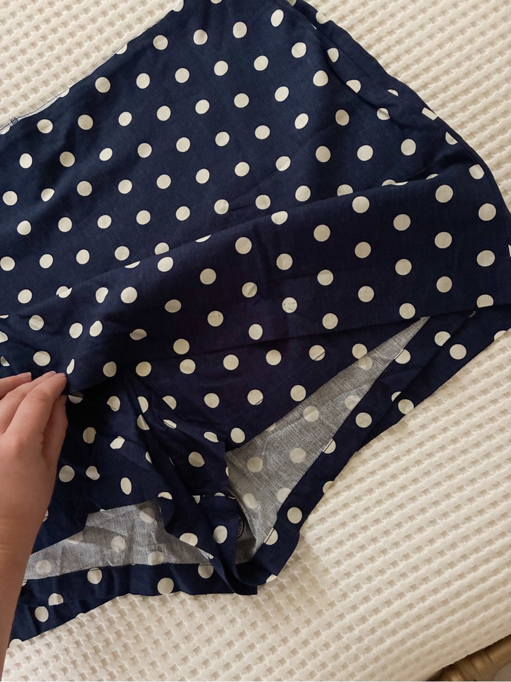 NET GAP Navy and White Polka Dot Skort - Picture 2 of 3